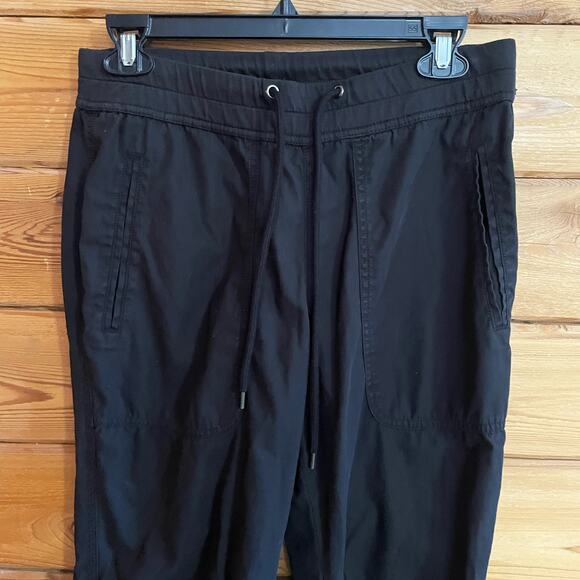 Standard James Perse Pant Size 1/Small Black Soft Drape Cotton Twill Utility - Picture 2 of 8